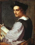Andrea del Sarto Portrait of a Young Man oil painting reproduction